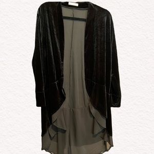 Crushed Velvet Cardigan